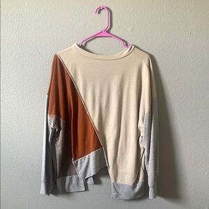 Colorblock Long Sleeve Top